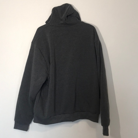 Men zip up gray hoodie - Picture 2 of 6